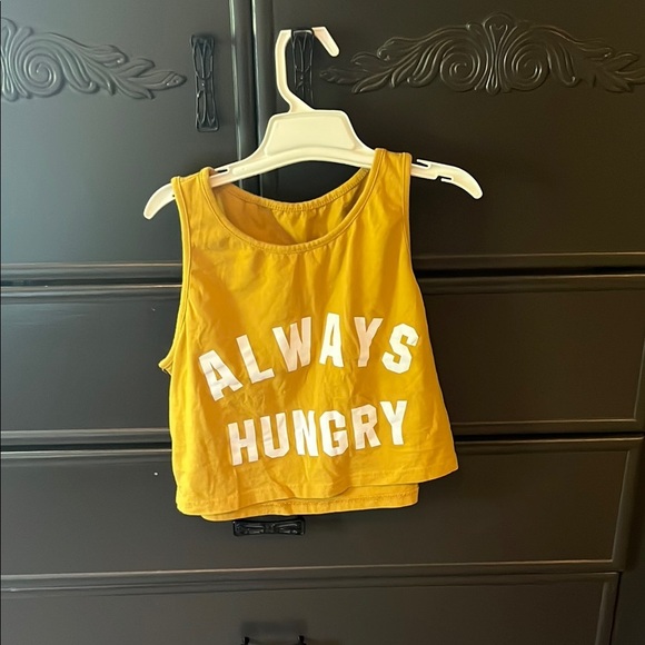 Mustard Yellow crop tank - Picture 1 of 3